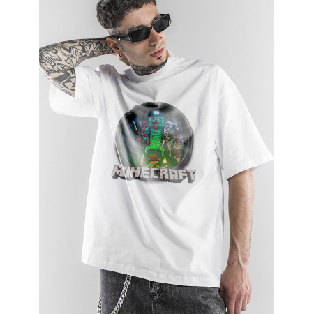 Tricou Joc pe computer Minecraft bumbac